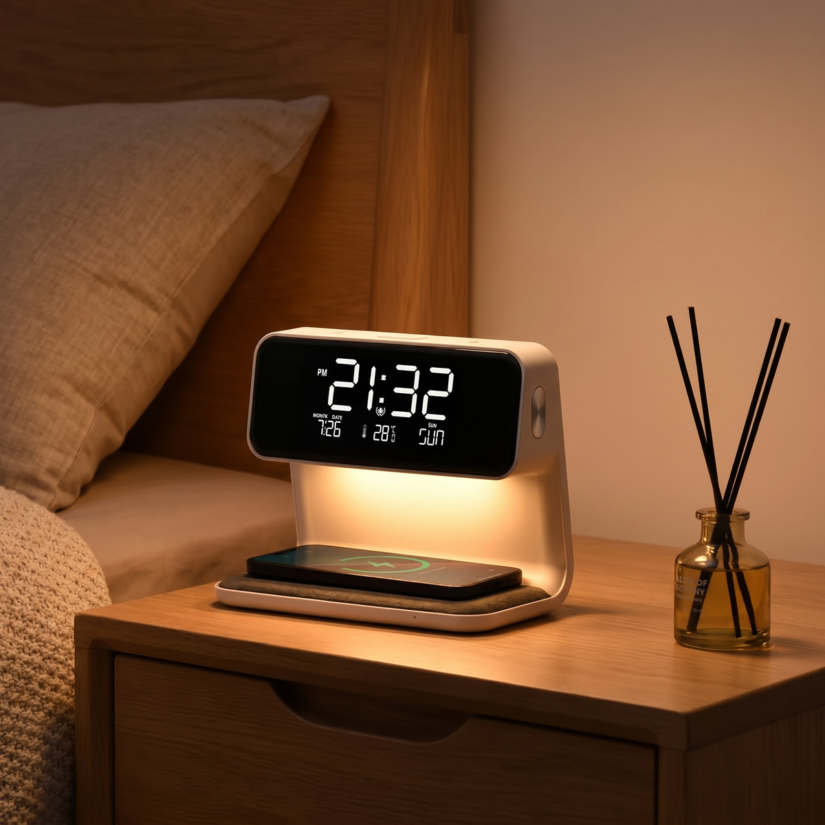 
Aurora 3-in-1 Bedside Lamp