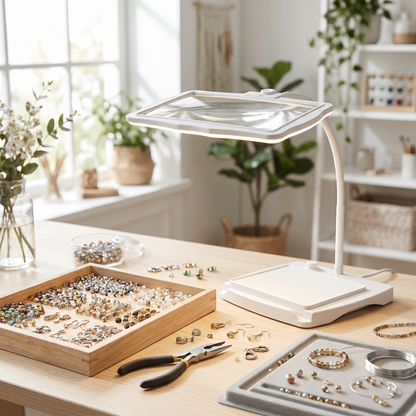 Nitida LED Magnifying Desk Lamp