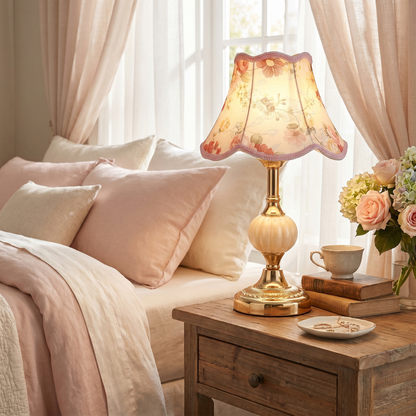 Fioretta Vintage Floral Table Lamp