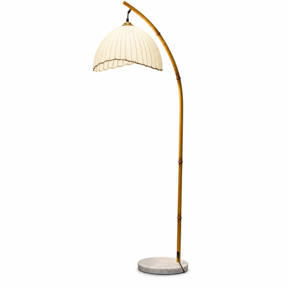 Loto Bamboo Arc Floor Lamp
