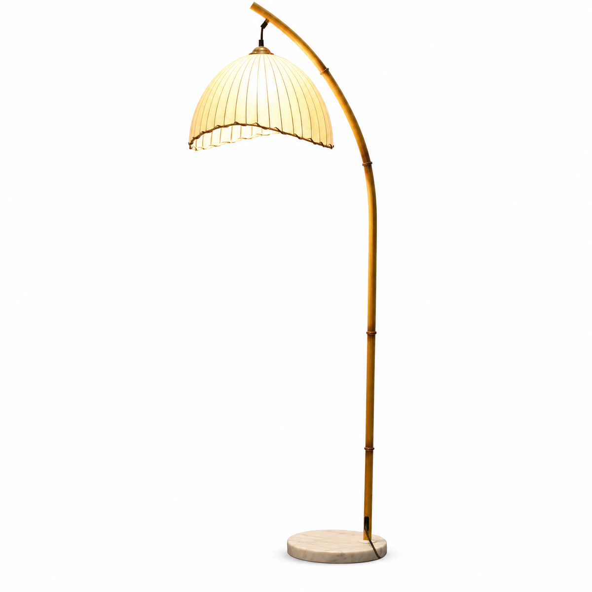 
Loto Bamboo Arc Floor Lamp